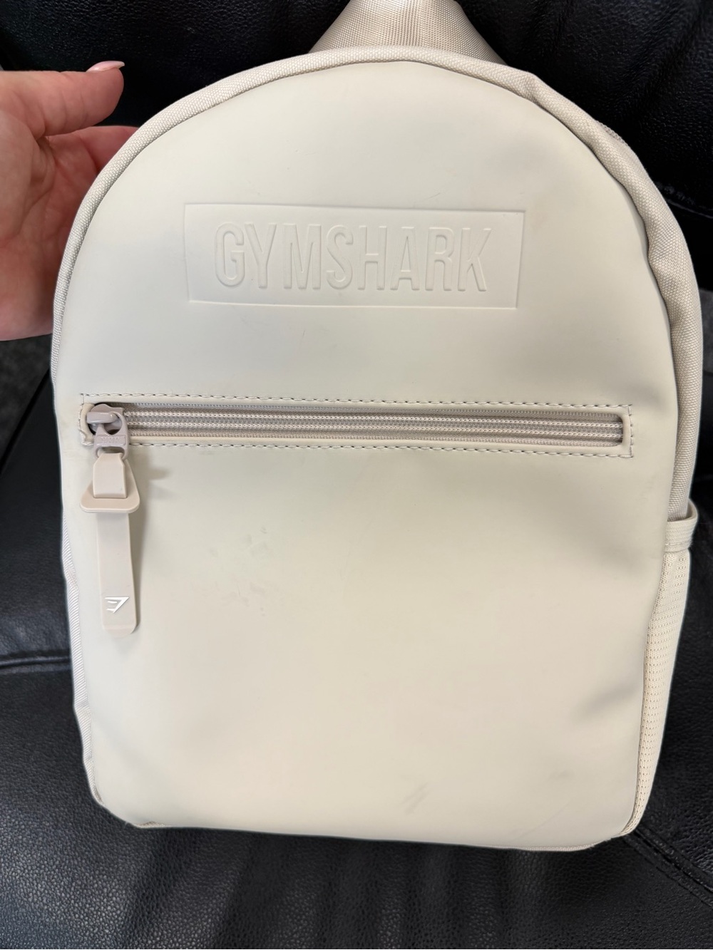 Gymshark off White mini Backpack